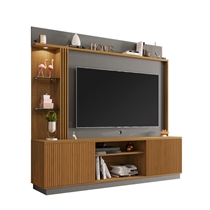 Estante Home para TV até 65’’ 2m 2 Portas 3 Prateleiras  Bechara Atlanta