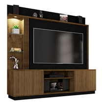 Estante Home para TV até 65’’ 2m 2 Portas 3 Prateleiras  Bechara Atlanta