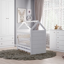 Berço Mini Cama 2 em 1 Henn Montessoriano Americano