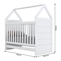 Berço Mini Cama 2 em 1 Henn Montessoriano Americano