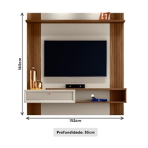 Painel Home para TV até 60 Polegadas 1,52m Linea Brasil Pitanga