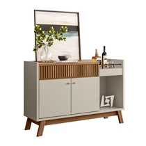 Buffet 2 Portas 1 Gaveta 1 Nicho 133cm Linea Brasil Lucca