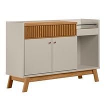 Buffet 2 Portas 1 Gaveta 1 Nicho 133cm Linea Brasil Lucca