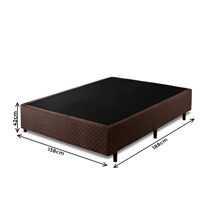 Base para Cama Box Casal Umaflex Atenas 138x188x42cm - Marrom