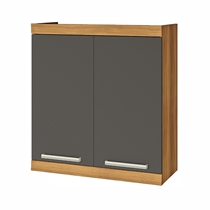 Armário Aéreo 80cm 2 Portas Nesher Burguesa Premium