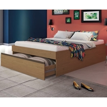 Cama Casal Castro Móveis Versátil 7050A 143x194x44,5cm