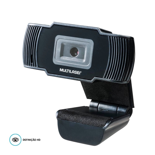 Webcam Office Multilaser AC339 720p USB - Preto