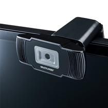 Webcam Office Multilaser AC339 720p USB - Preto