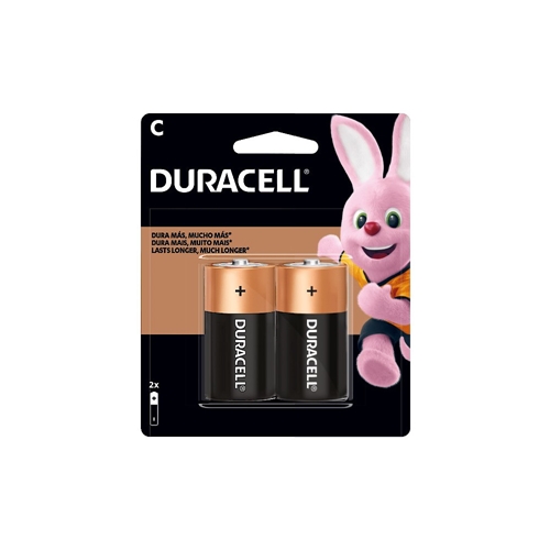 Pilha Média Alcalina Duracell MN1400 com 2 Unidades