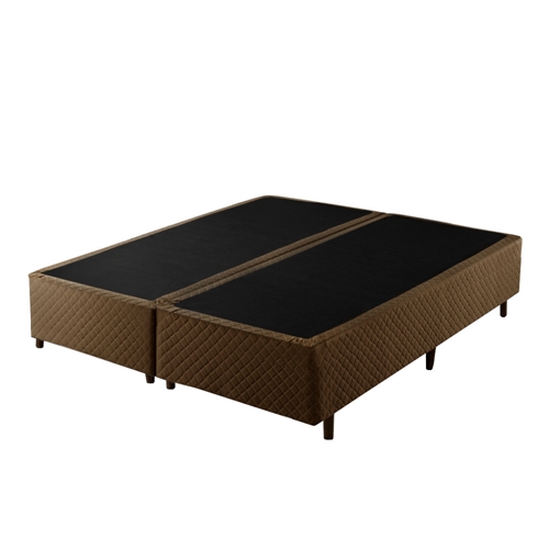 Base para Cama Box Queen Umaflex Capuccino 158x198x42cm - Marrom