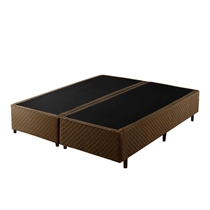 Base para Cama Box King Umaflex Capuccino 193x203x42cm - Marrom