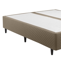 Base para Cama Box Queen Herval Idea Suede 158x198x28cm - Bege