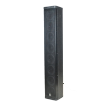 Caixa de Som Passiva Leacs Vertical Line VL804 400W RMS Preto - Bivolt