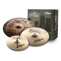 Kit de Pratos Zildjian City Pack Séries 12” Hihat + 14” Fast Crash + 18” Uptown Ride