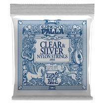 Encordoamento para Violão Nylon Ernie Ball Ernesto Palla Clear & Silver Classical Tensão Média