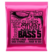 Encordoamento Para Baixo 5 Cordas Níquel Ernie Ball Super Slinky 040-125