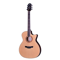 Violão Grand Auditorium Crafter STG G-16CE Elétrico Cordas de Aço Natural com Equalizador LR-T NX e Bag