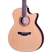 Violão Grand Auditorium Crafter STG G-16CE Elétrico Cordas de Aço Natural com Equalizador LR-T NX e Bag