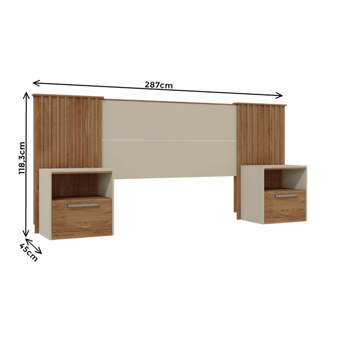 Cabeceira Extens Vel Caemmun Lucius Para Casal Queen K Schumann