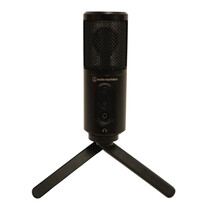 Microfone Condensador com Fio Audio Technica ATR2500X-USB Cardióide com Cabo - Preto