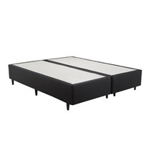 Base para Cama Box Queen Herval Idea Poliéster 158x198x39cm - Preto