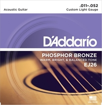 Encordoamento para Violão Aço 0.11 D addario EJ26 Phosphor Bronze Light Custom