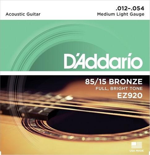 Encordoamento para Violão Aço 0.12 D Addario EZ920