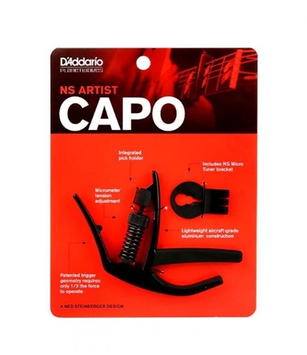 Capotraste D Addario PW CP-10 - Preto