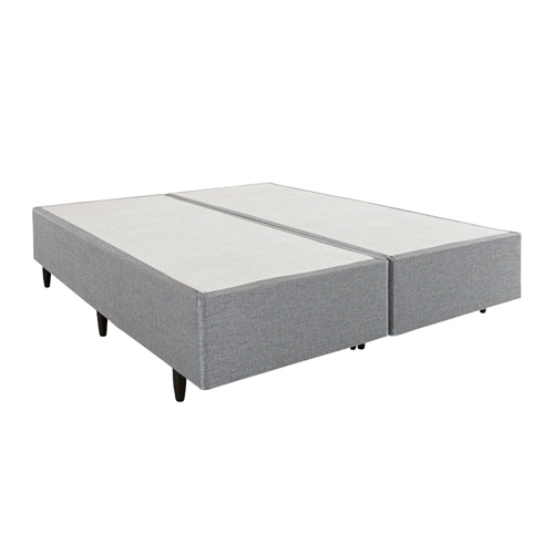 Base para Cama Box King Herval Meditare 193x203x39cm - Cinza