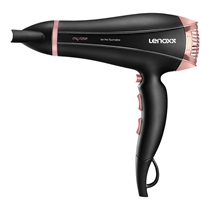 Secador de Cabelo Lenoxx Íon Pro Tourmaline PSC757 Preto/Rosa