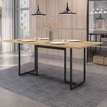 Mesa de Jantar 6 Lugares Fitmobel Seriema 180x90cm