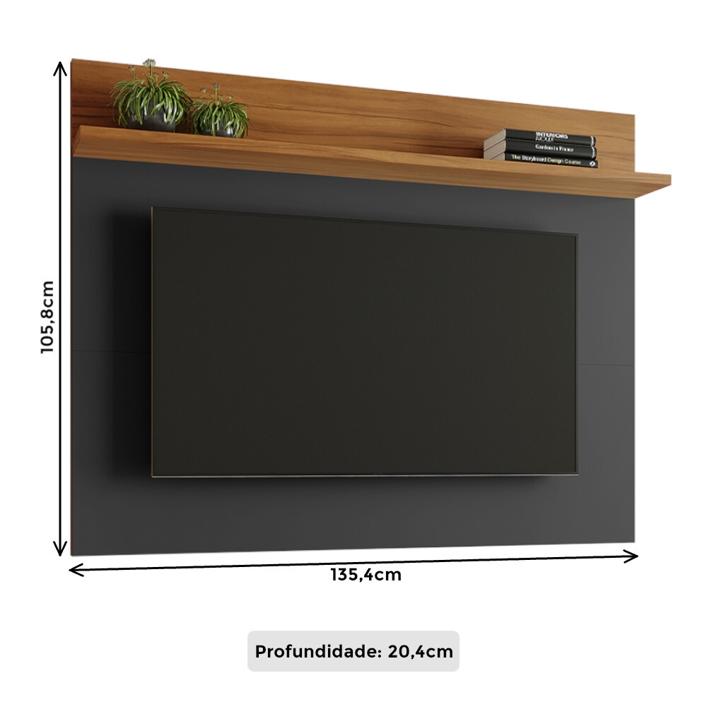 Painel para TV até 50 Polegadas 1 35m Notável NT 1185 Schumann