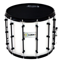 Caixa Tenor Luen 14”x12” Afinação Dupla - Branco/Preto