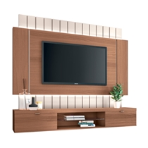 Estante Home para TV 55 Polegadas 1,8m com LED HB Móveis Illusion 1.8