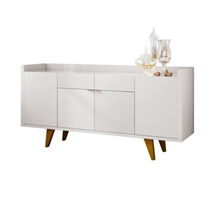 Buffet 4 Portas 2 Gavetas 160cm HB Móveis Melodia