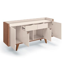 Buffet 4 Portas 2 Gavetas 160cm HB Móveis Melodia