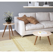 Conjunto Mesa de Centro e Mesa Lateral HB Móveis Sorelle - Off White