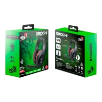 Headset Gamer ELG Orochi USB - Preto/Vermelho