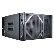 Caixa de Som Ativa Leacs Line Array AB112 700W Preto Bivolt