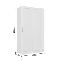 Guarda-Roupa Solteiro 2 Portas 1 Gaveta THB City