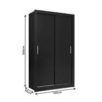 Guarda-Roupa Solteiro 2 Portas 1 Gaveta THB City