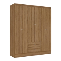 Guarda-Roupa Casal 6 Portas 2 Gavetas THB Astro