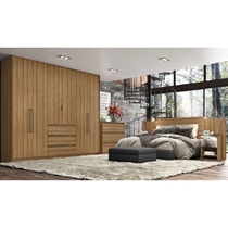 Guarda-Roupa Casal 6 Portas 3 Gavetas THB Veneza