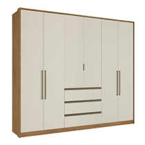 Guarda-Roupa Casal 6 Portas 3 Gavetas THB Veneza