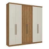 Guarda-Roupa Casal 6 Portas 2 Gavetas THB Presence