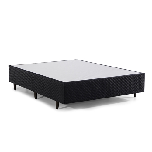 Base para Cama Box Casal Herval Idea 100% Poliéster 138x188x39cm - Preto