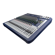 Mesa de Som Soundcraft Signature 16 Canais Phantom Power Azul - Bivolt