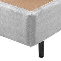 Base para Cama Box King Ecoflex Somie Poliéster 193x203x40cm - Cinza