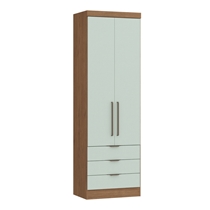 Guarda-Roupa Solteiro 2 Portas 3 Gavetas Castro Infinity 3821A