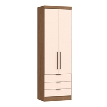 Guarda-Roupa Solteiro 2 Portas 3 Gavetas Castro Infinity 3821A